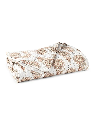 Flores Handstitched Organic Quilt