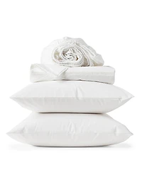 Lattice Organic Percale Sheet Set