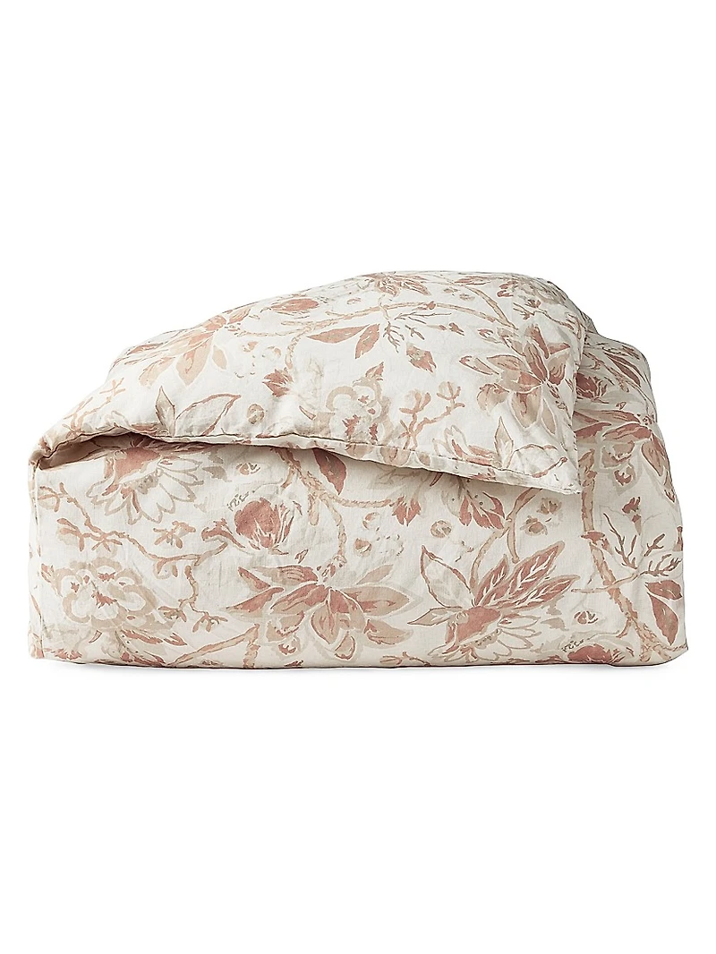 Sea Bloom Print Duvet Cover