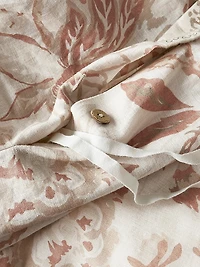 Sea Bloom Print Duvet Cover