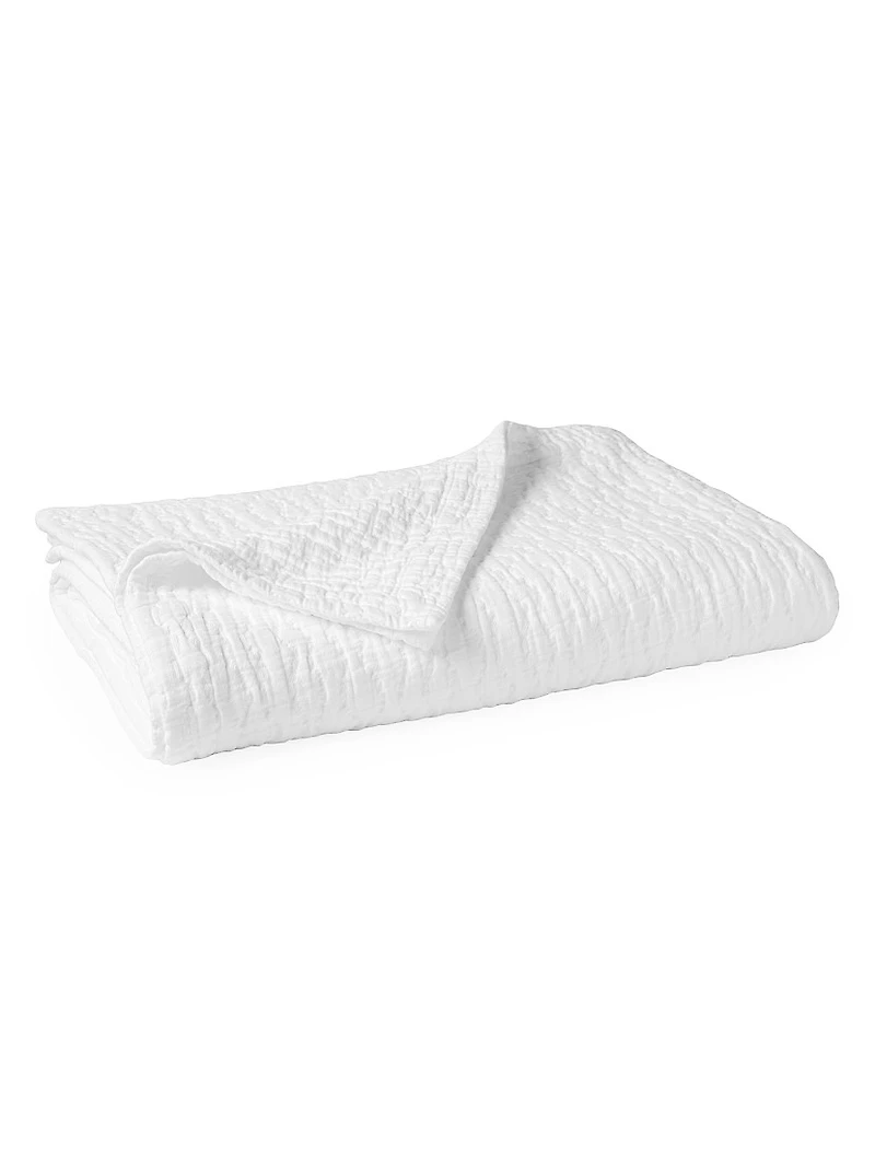 Pescadero Matelasse Organic Blanket