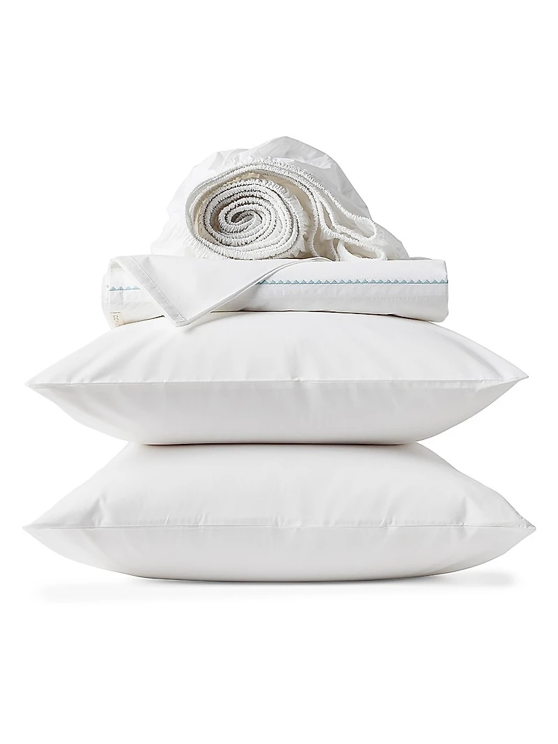 Trailing Embroidered Organic Sheet Set