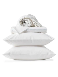 Trailing Embroidered Organic Sheet Set