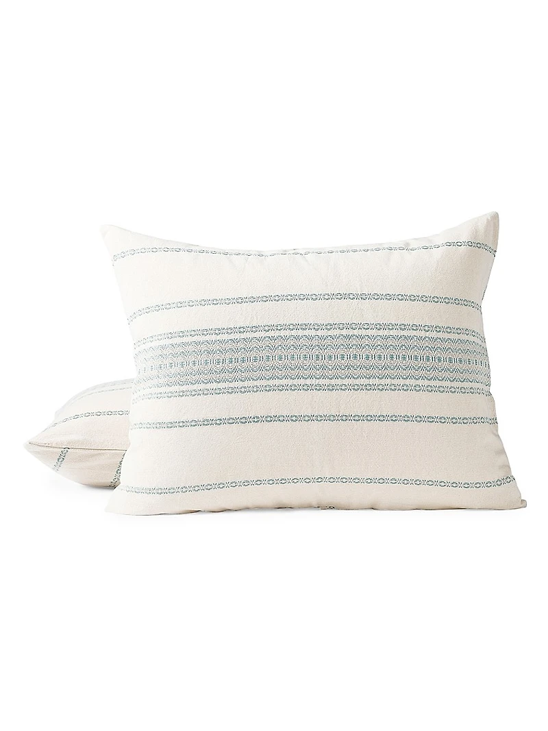 Rippled Stripe Organic Sham Standard