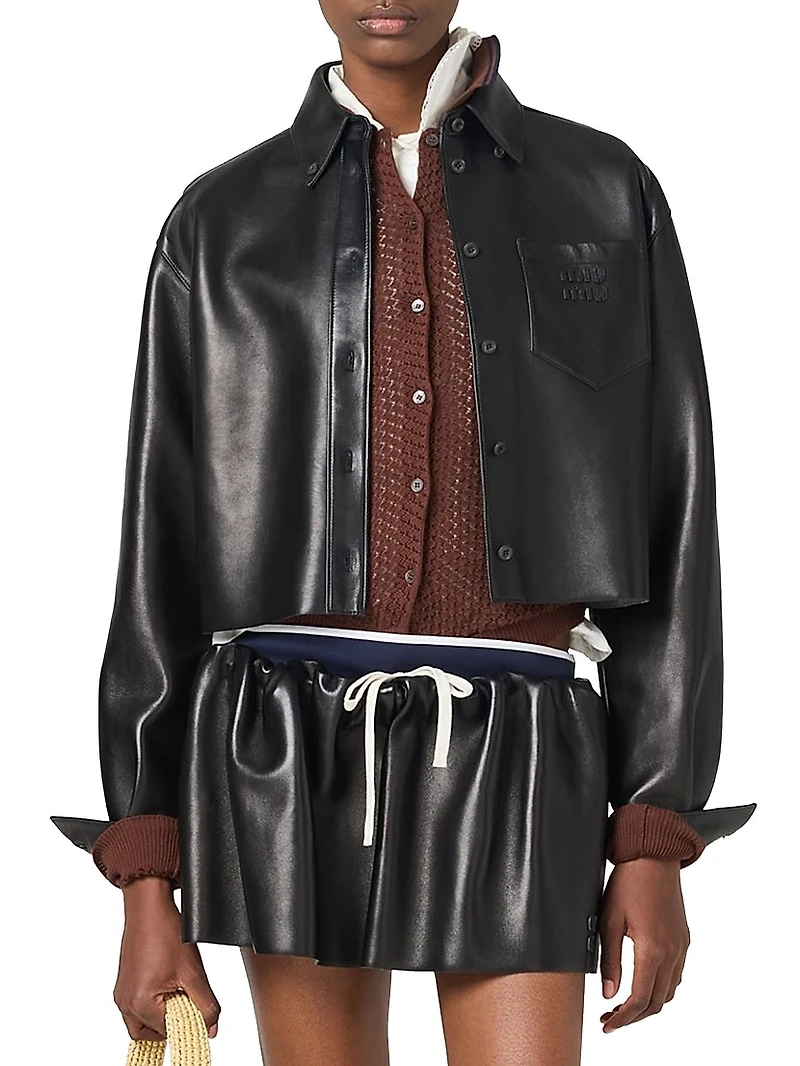 Plongé Nappa Leather Shirt