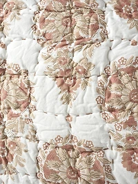 Flores Handstitched Organic Sham