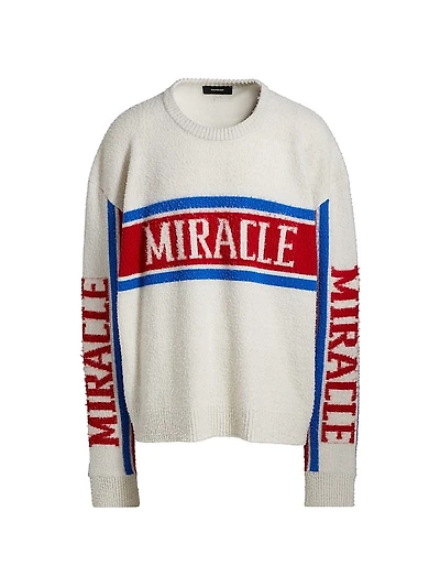 Miracle Oversized Wool Crewneck Sweater