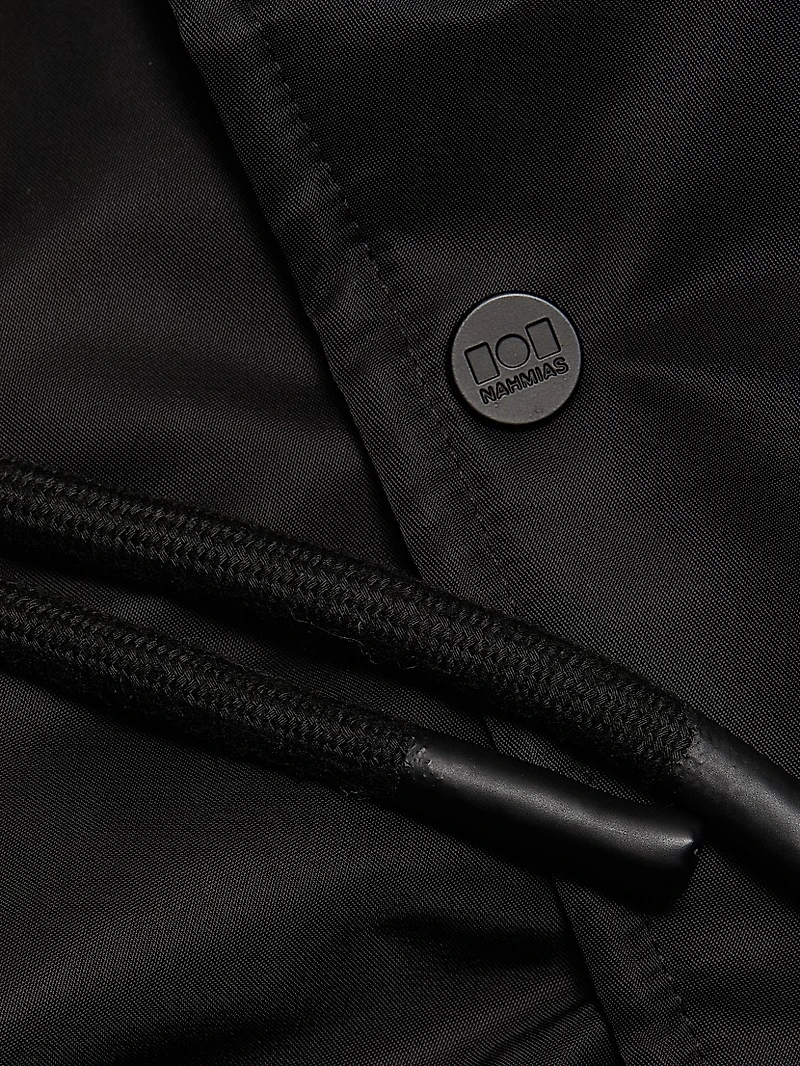 Hooded Logo Bomber Jacket