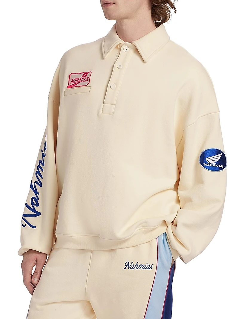 Embroidered Cotton Polo Shirt