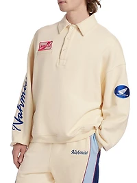 Embroidered Cotton Polo Shirt