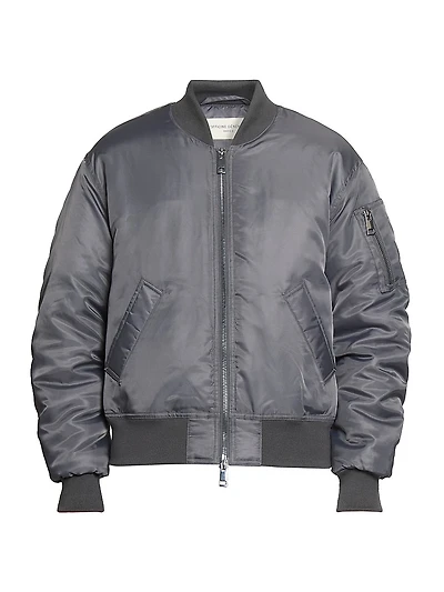 Javier Zip-Front Bomber Jacket