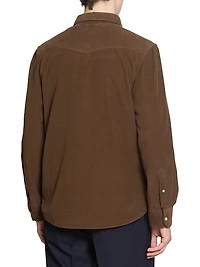 Benoit Corduroy Button-Front Shirt