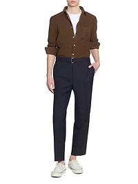 Benoit Corduroy Button-Front Shirt