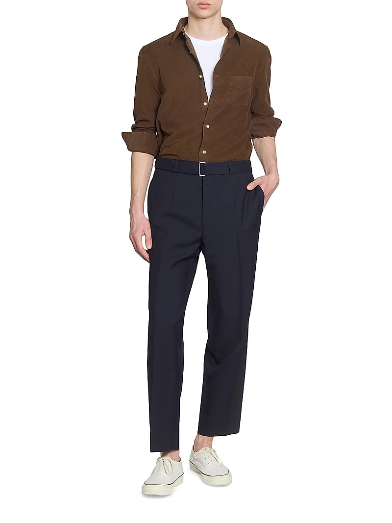 Hoche Virgin Wool Straight-Leg Pants