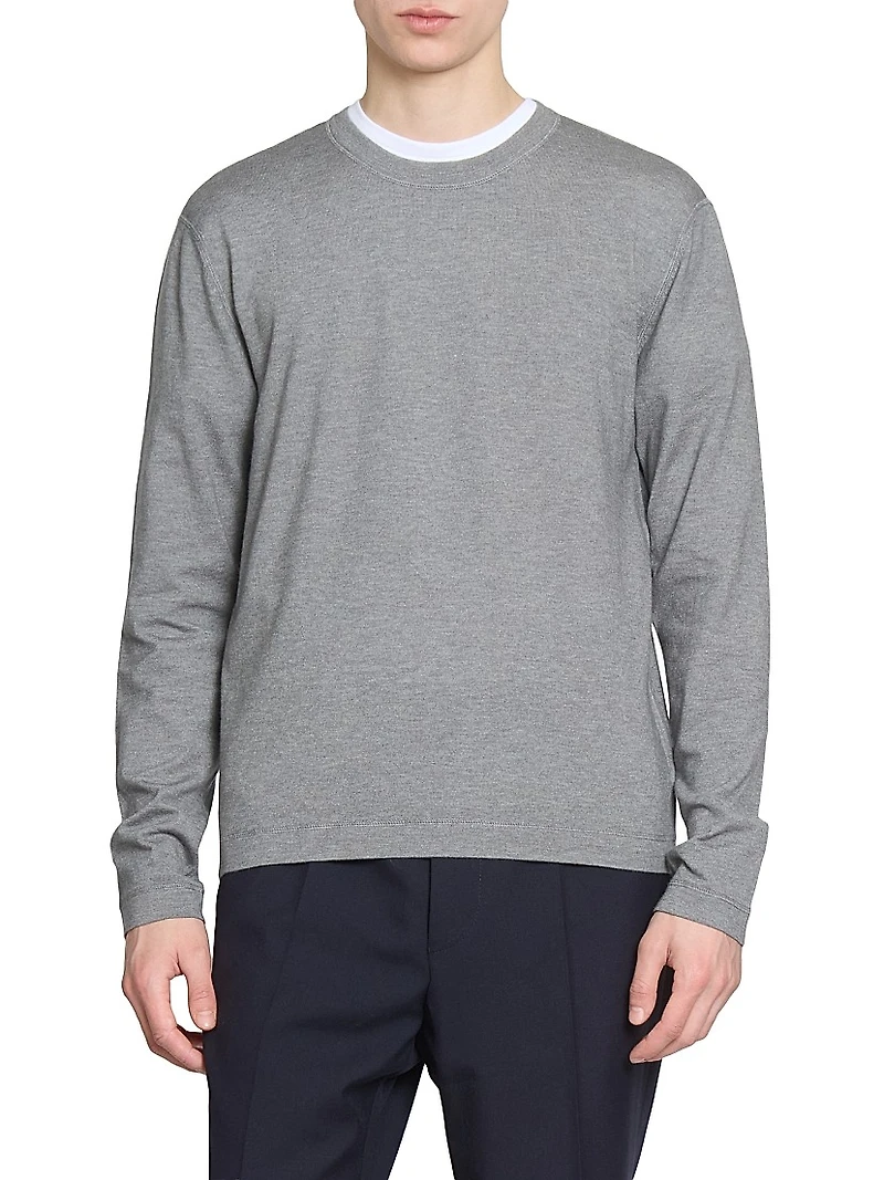 Knitted Crewneck Top