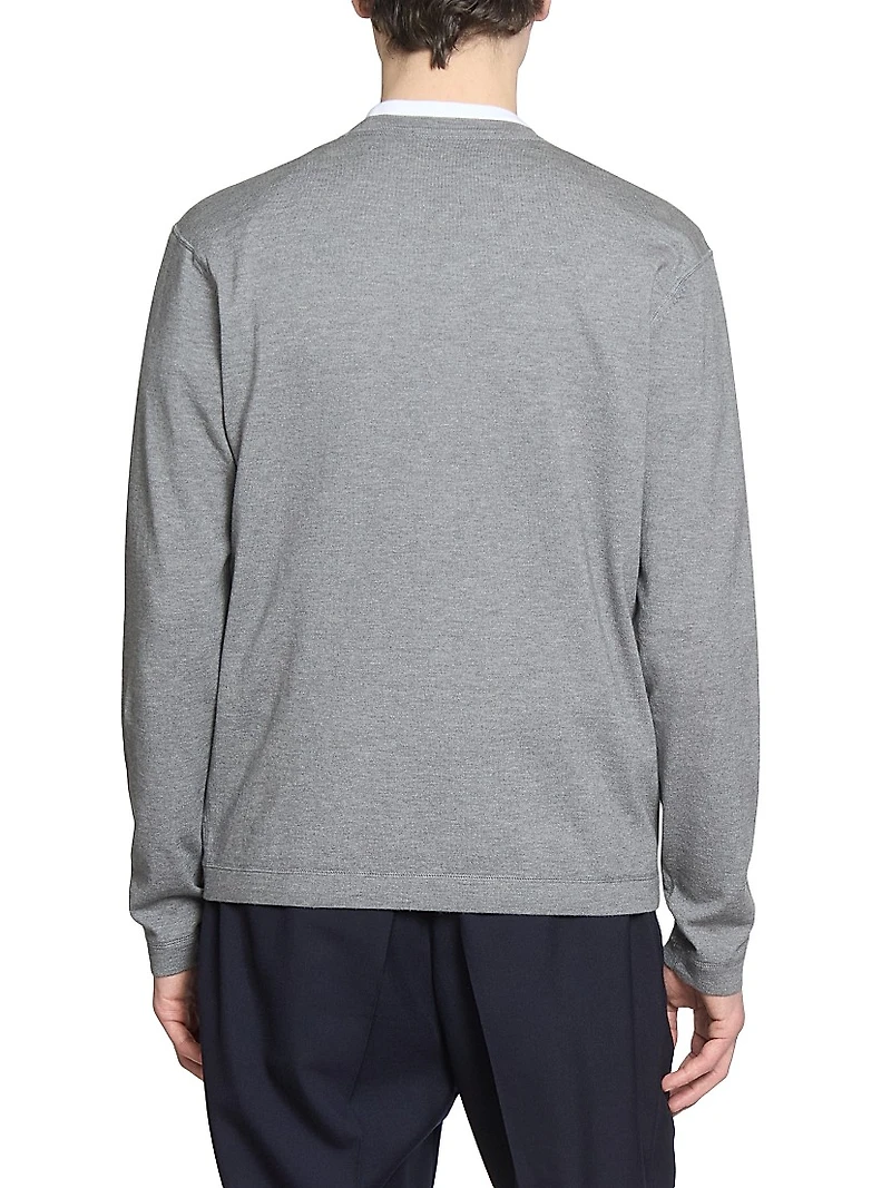 Knitted Crewneck Top