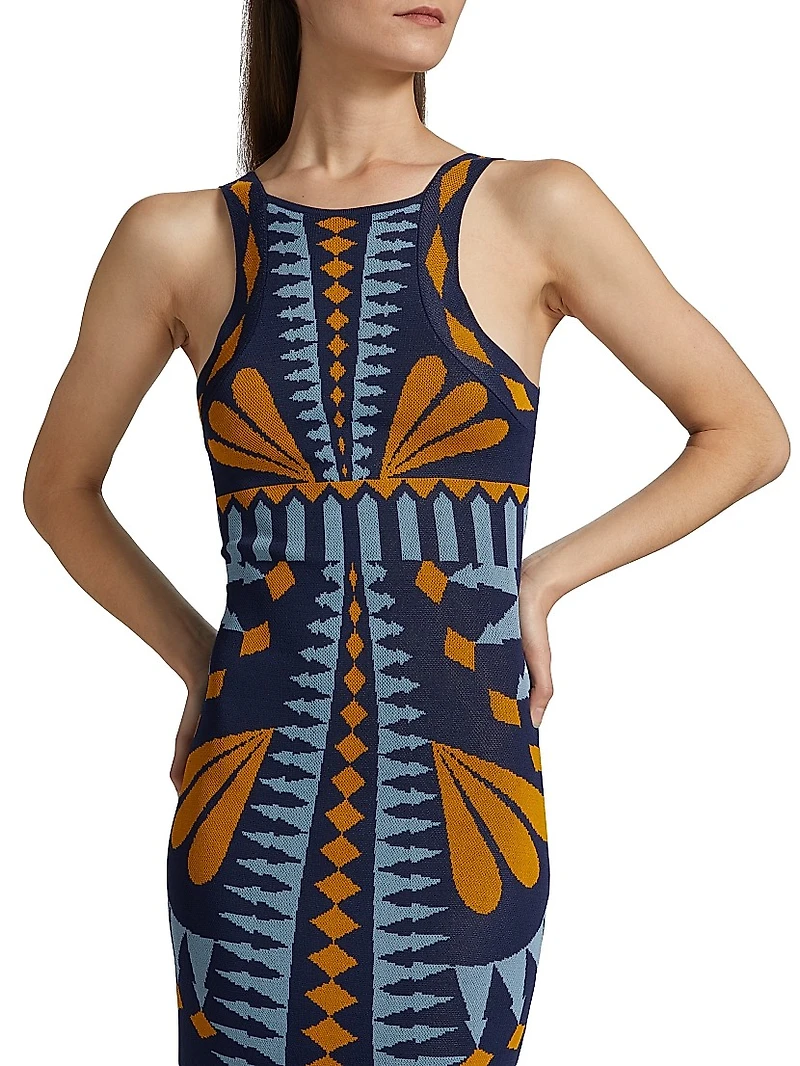 Emery Jacquard Knit Midi-Dress