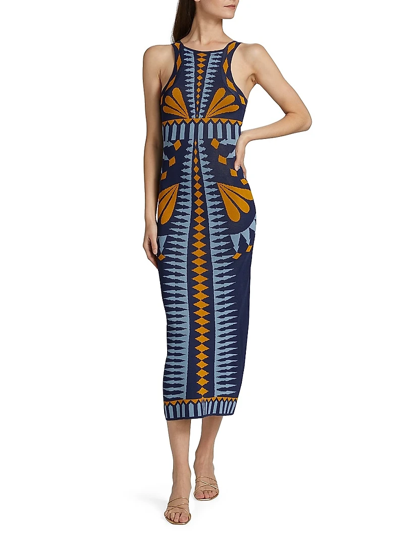 Emery Jacquard Knit Midi-Dress