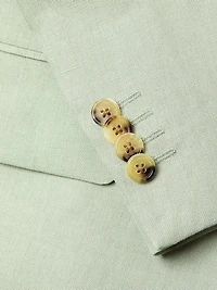 Tailored Linen Two-Button Suit