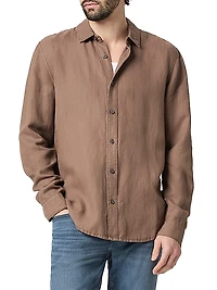 Peters Linen-Blend Classic-Fit Shirt