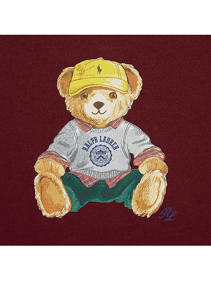 Baby Boy's Polo Bear Long-Sleeve T-Shirt & Joggers Set