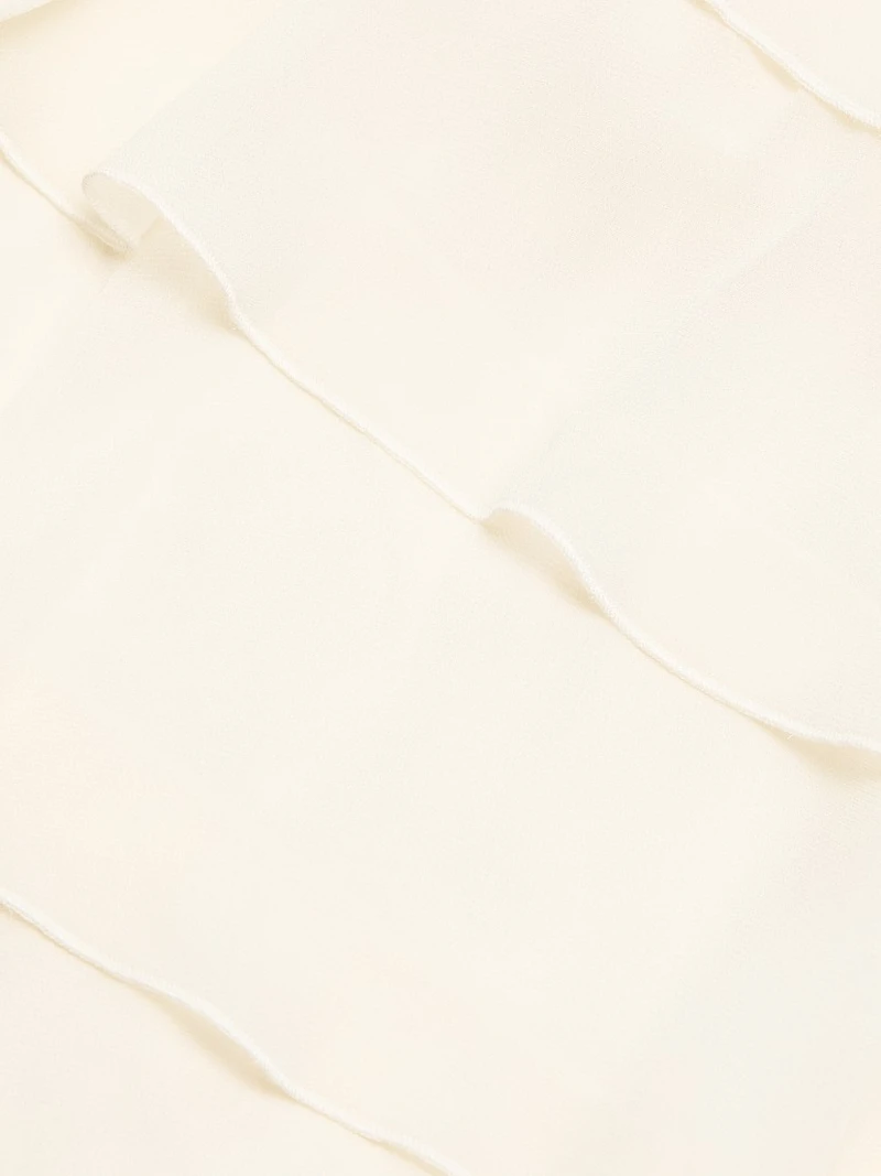 Reiyanette Tiered Chiffon Maxi Skirt