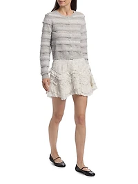 Claralise Stripe Cardigan