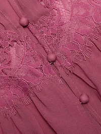 Farah Ruffled Chiffon Top