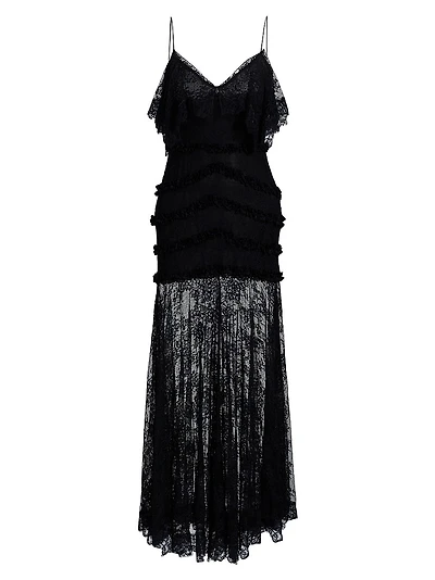 Hansen & Gretel Stephanie Silk Lace Maxi Dress | The Summit
