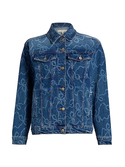 Valette Ribbon Denim Jacket