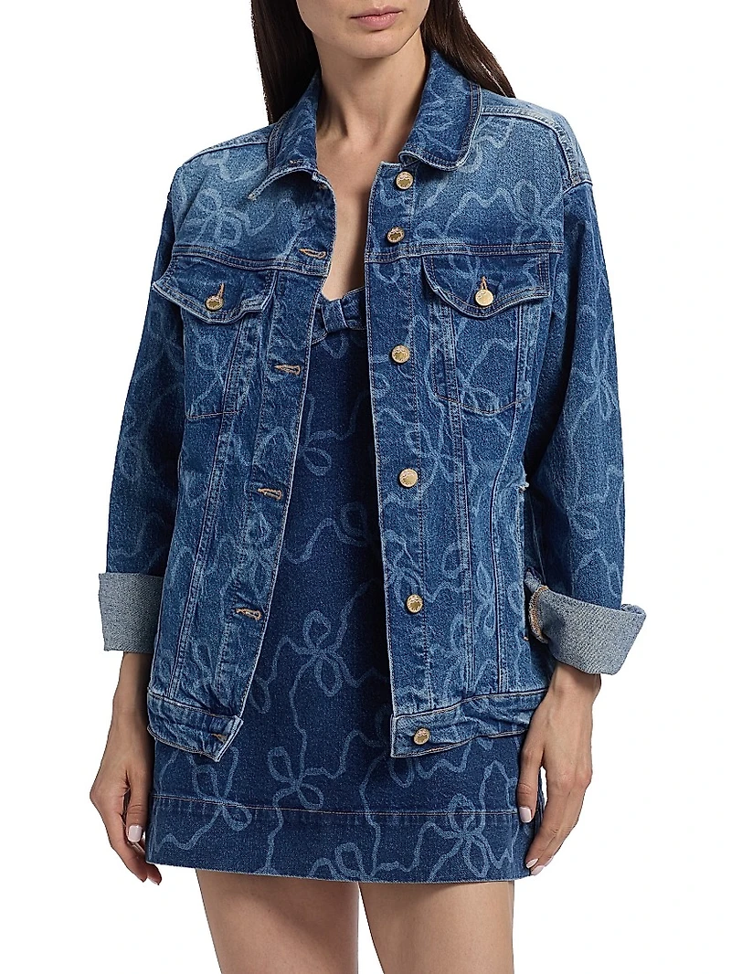Valette Ribbon Denim Jacket