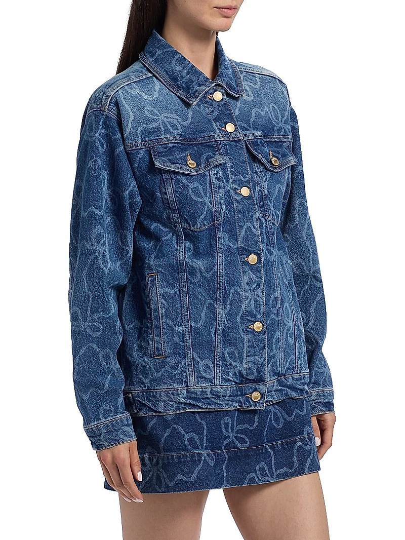 Valette Ribbon Denim Jacket