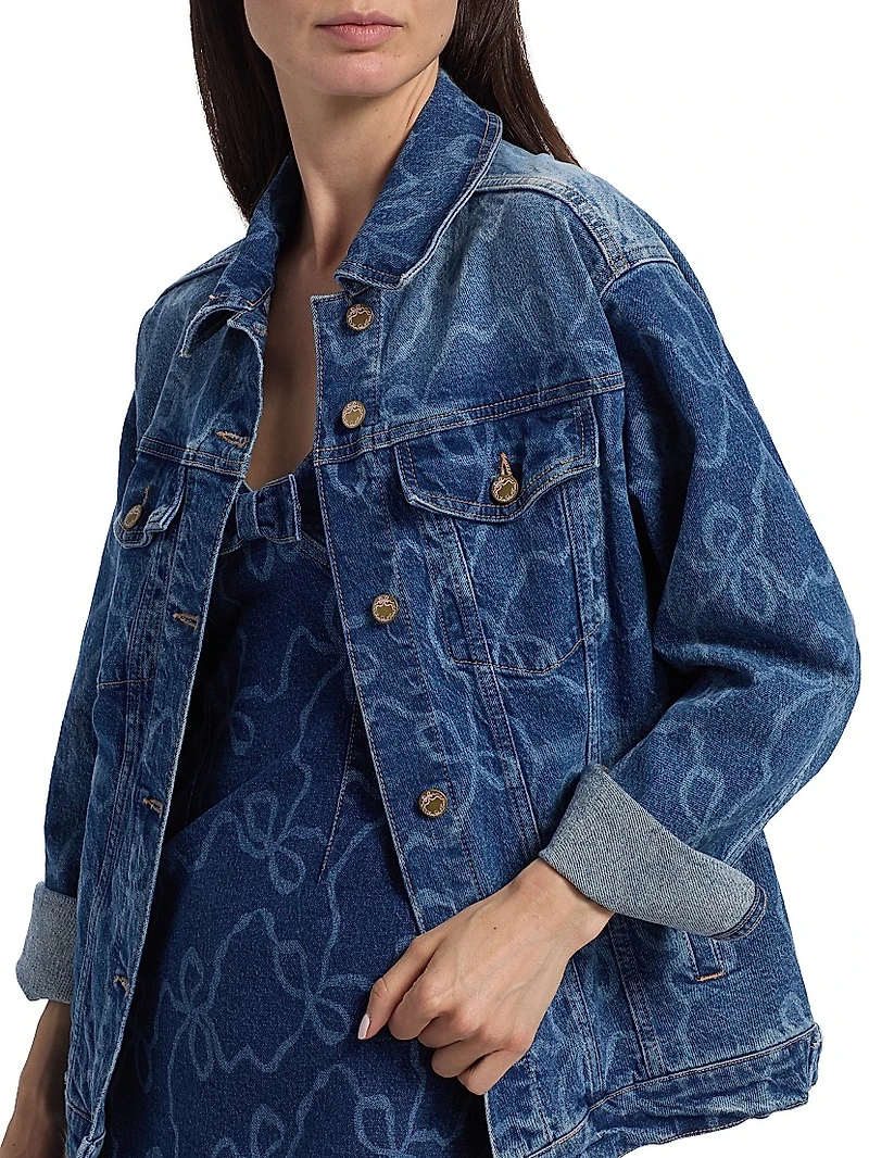 Valette Ribbon Denim Jacket