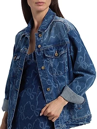 Valette Ribbon Denim Jacket