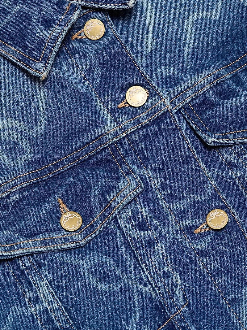 Valette Ribbon Denim Jacket