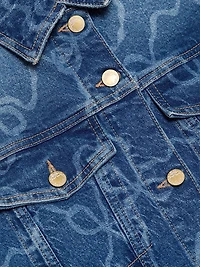 Valette Ribbon Denim Jacket