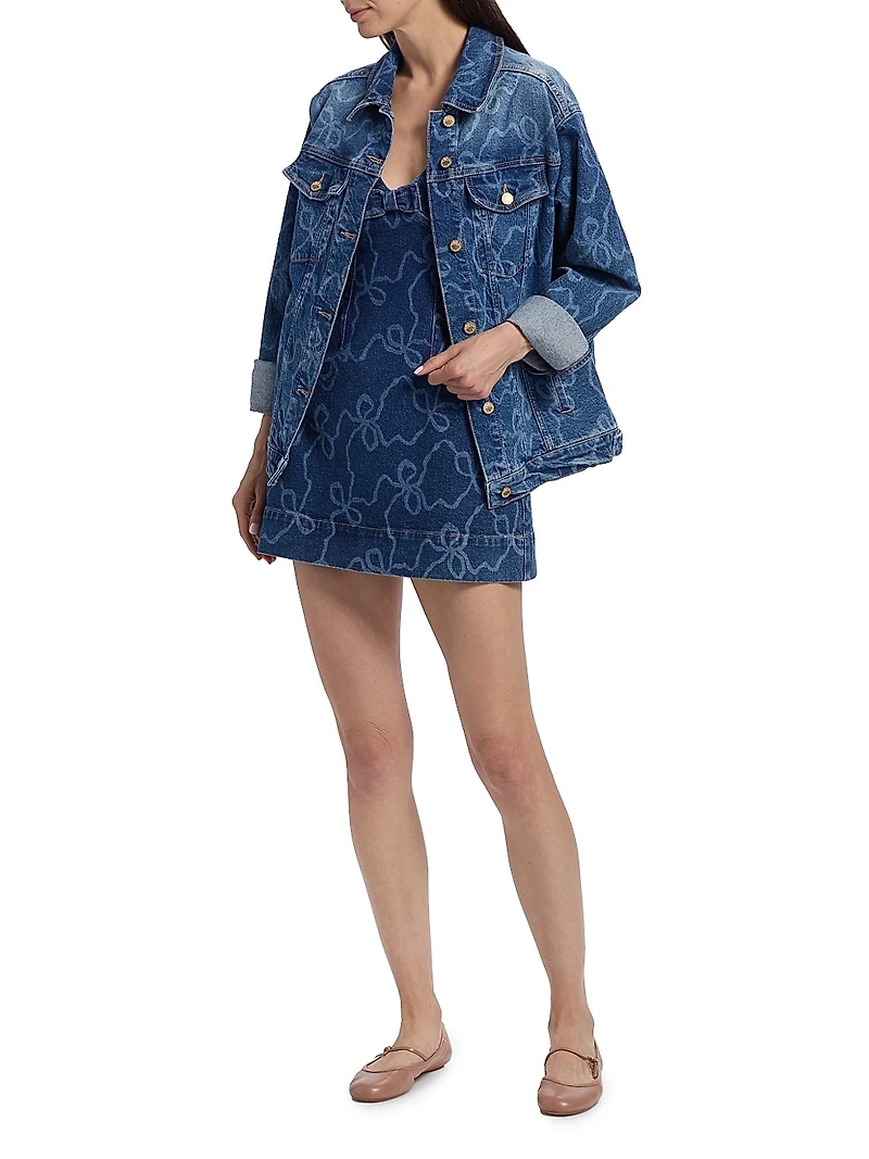 Valette Ribbon Denim Jacket