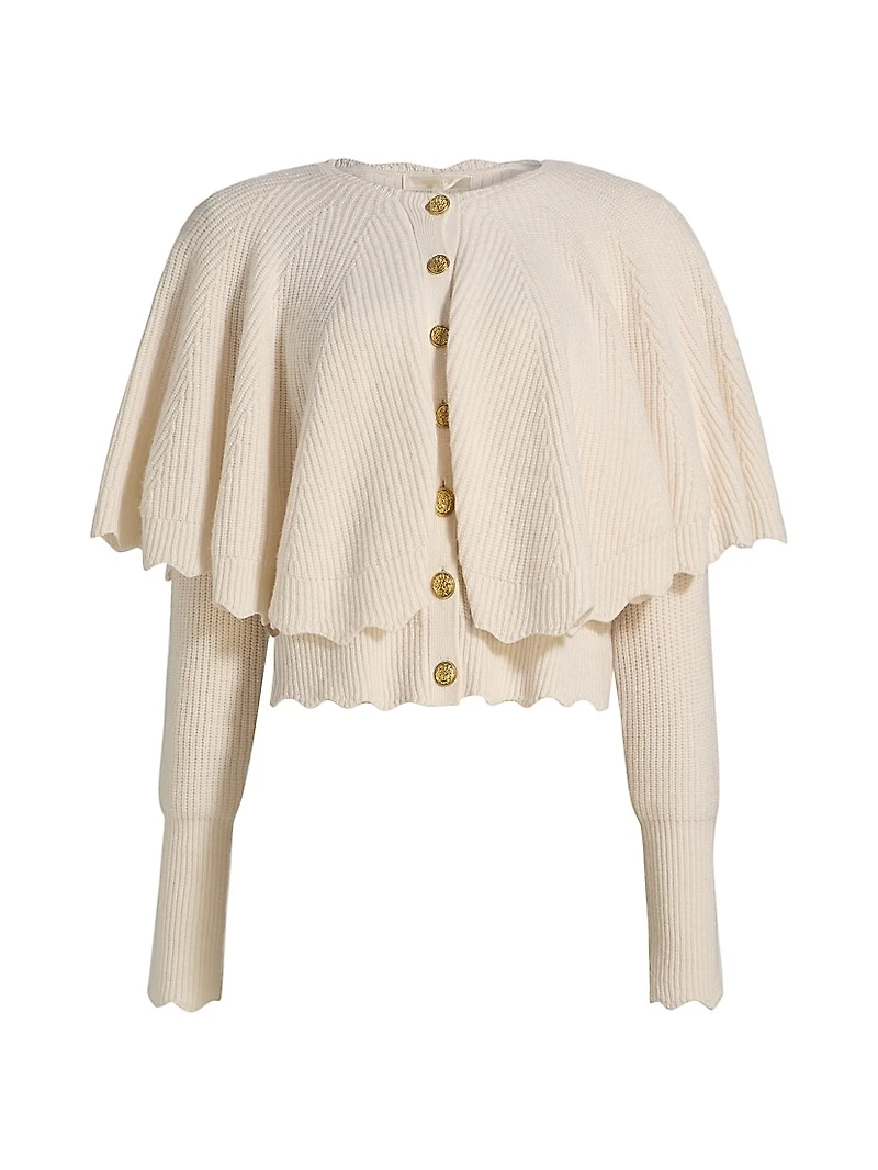 Daelyn Wool-Cashmere Cardigan
