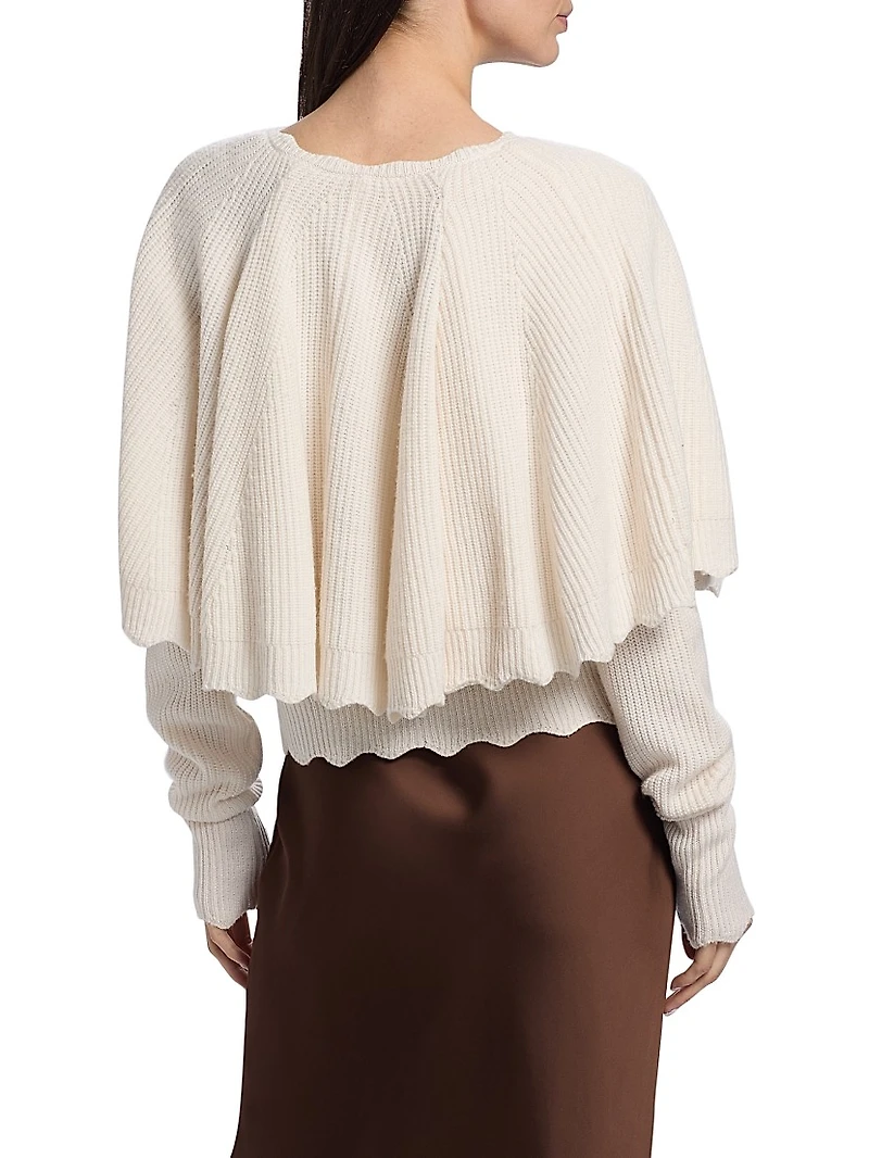 Daelyn Wool-Cashmere Cardigan