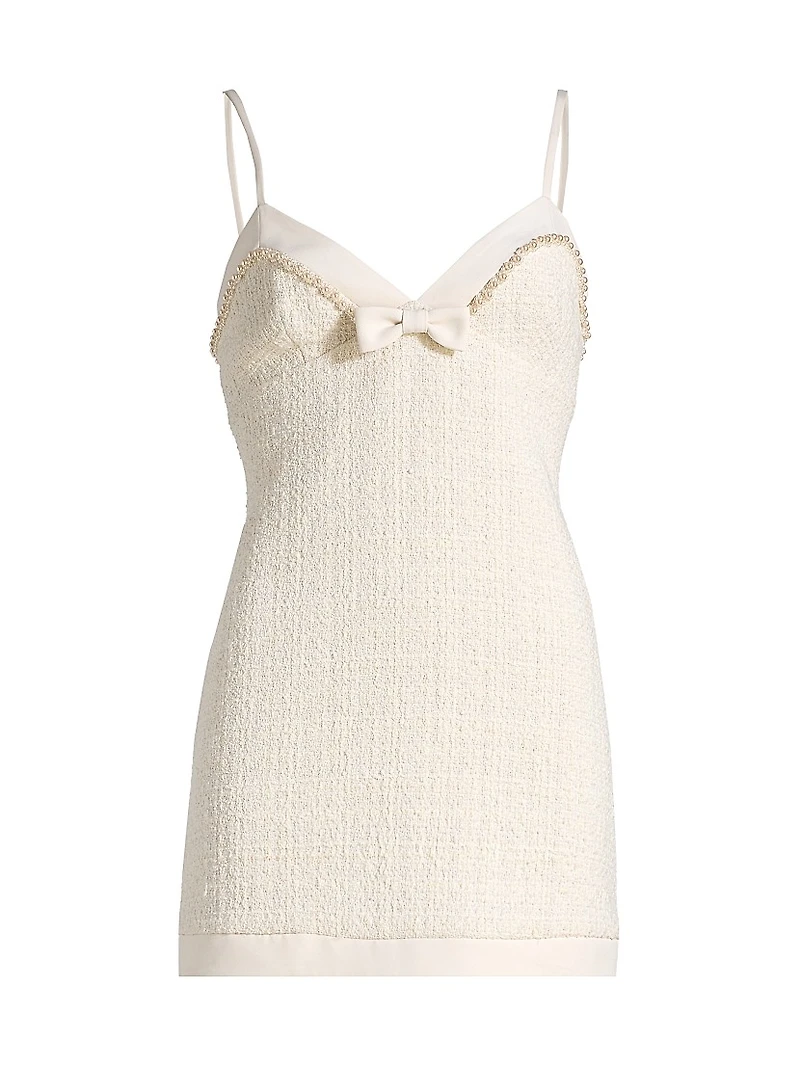 Florencio Tweed Minidress