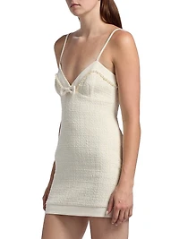 Florencio Tweed Minidress