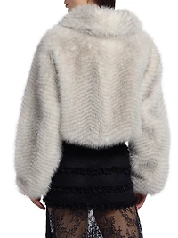 Orlen Faux-Fur Crop Jacket