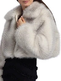 Orlen Faux-Fur Crop Jacket