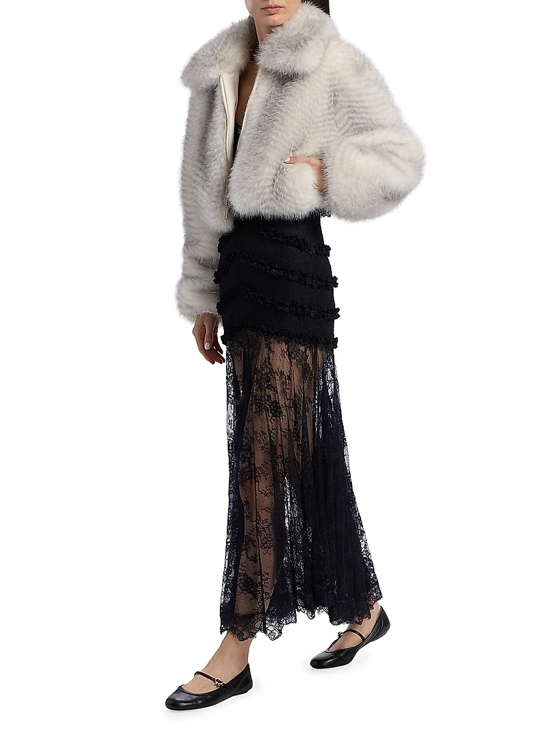 Orlen Faux-Fur Crop Jacket
