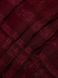 Fleetta Tiered Lace Miniskirt