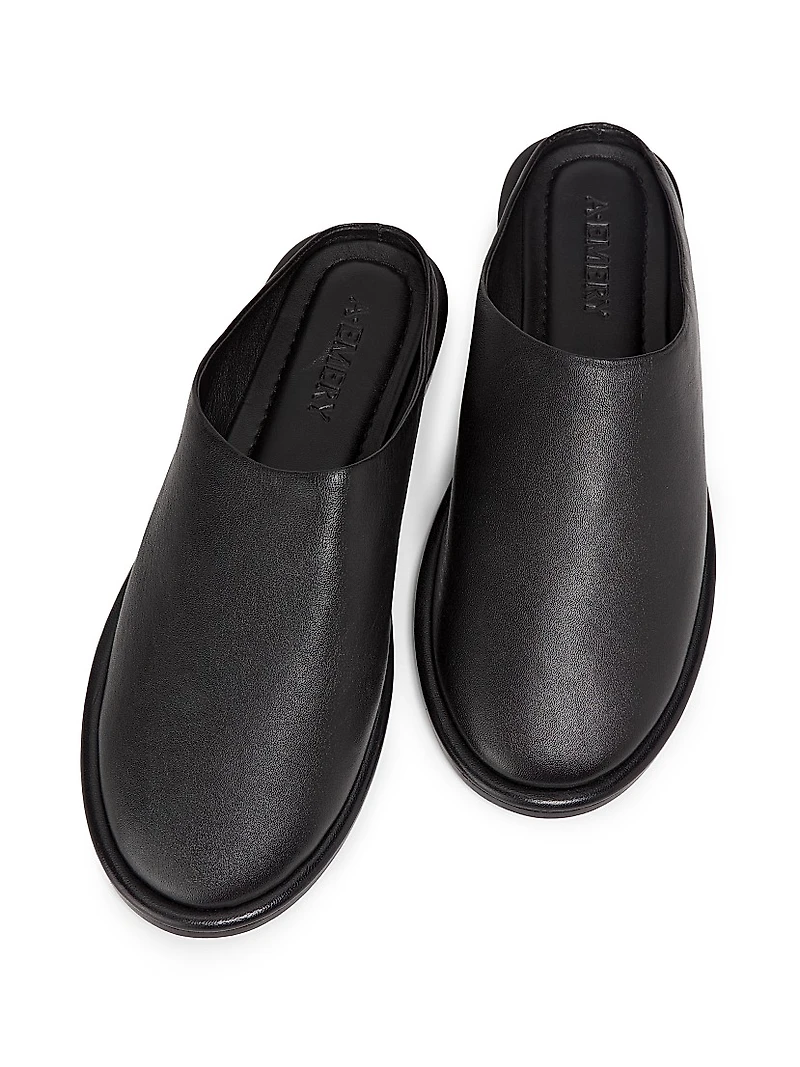 Spencer Leather Mules
