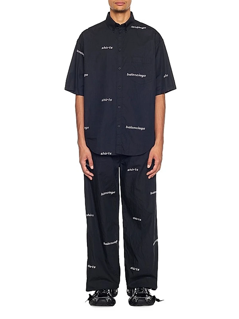Shirt All Over Short Sleeve Large Fit Shirt