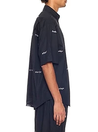 Shirt All Over Short Sleeve Large Fit Shirt