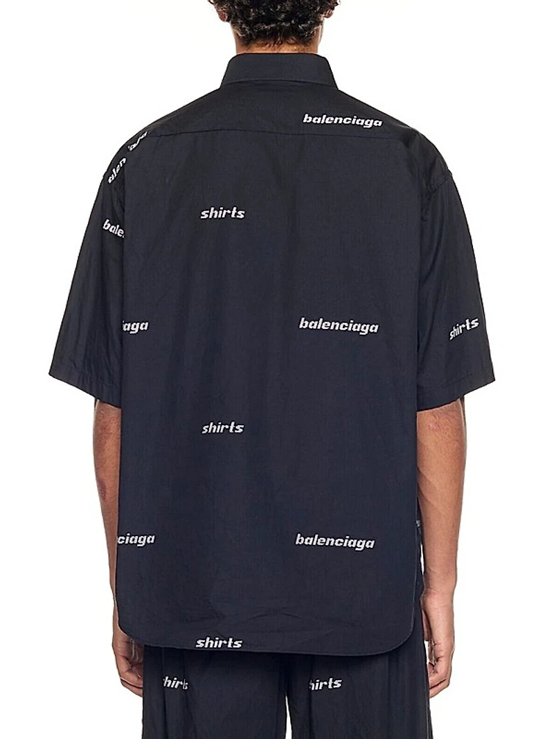 Shirt All Over Short Sleeve Large Fit Shirt