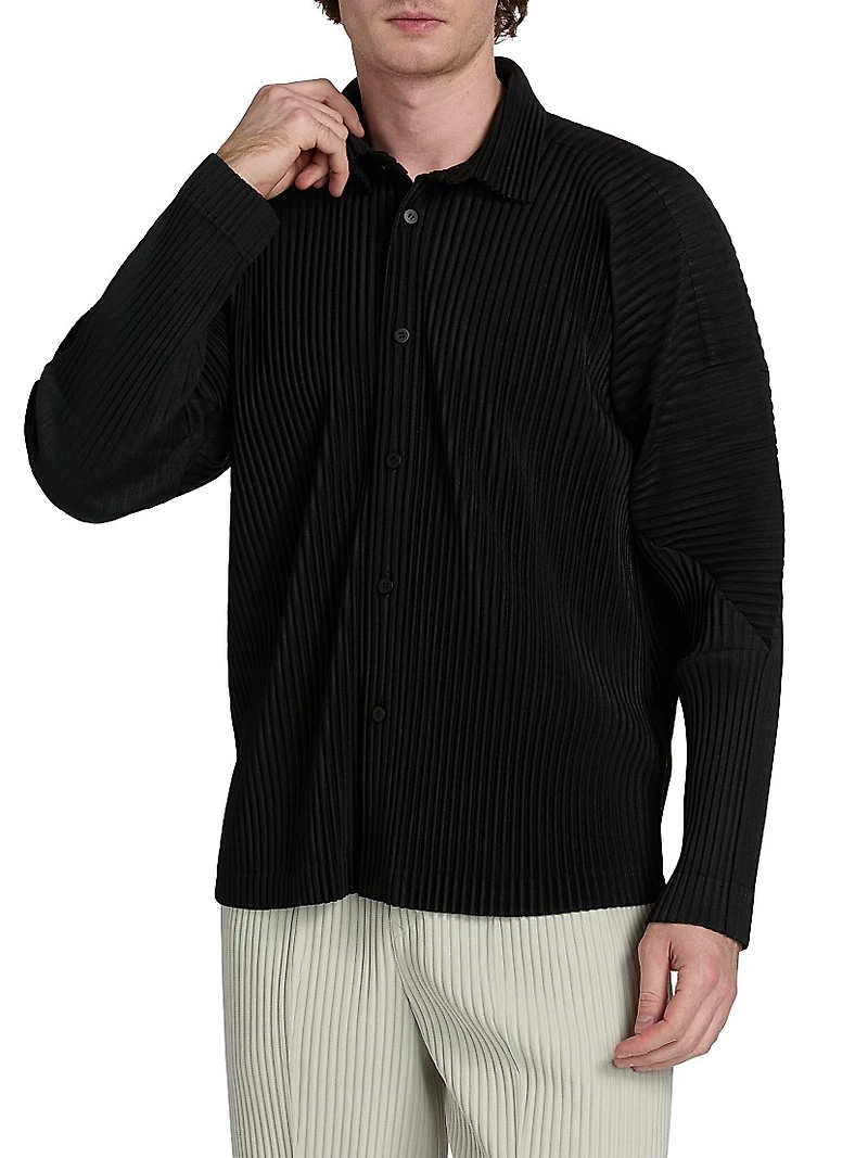 Monthly Colors: October Pleated Shirt